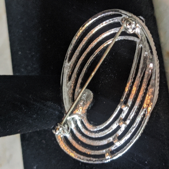 Monet © Vintage Silver Unique Designed Unisex Brooch - Picture 6 of 10